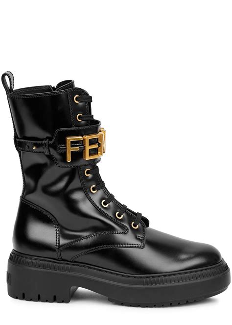 fendi combat boots women's|fendi plaid cowboy boots.